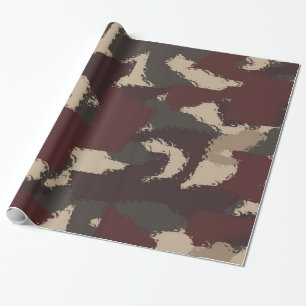 Papel De Regalo Patrón de camuflaje militar abstracto