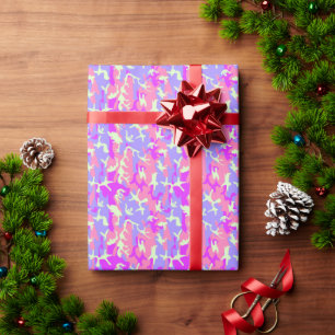 Papel De Regalo Patrón de camuflaje rosa lindo