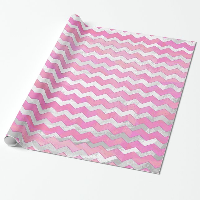 Papel De Regalo Patrón de Candy Chevon de algodón (Desenrollado)