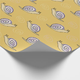 Papel De Regalo Patrón de caracoles y remolinos ilustrados