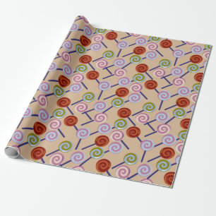 Papel De Regalo Patrón de caramelos Patrón de las lolias lango
