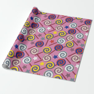 Papel De Regalo Patrón de caramelos   Patrón de las lolias   lango