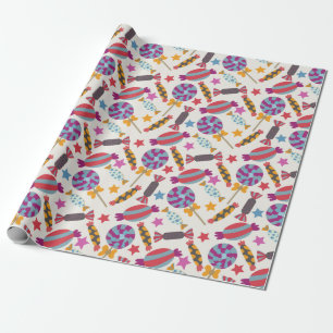 Papel De Regalo Patrón de caramelos   Patrón de las lolias   lango