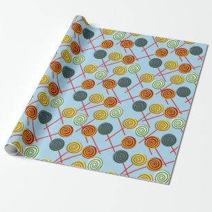 Papel De Regalo Patrón de caramelos Patrón de las lolias lolli
