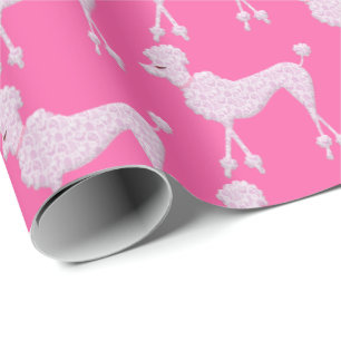Papel De Regalo Patrón de cardo rosado