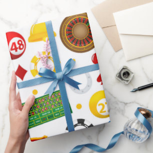 Papel De Regalo Patrón de Casino