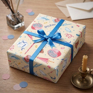 Papel De Regalo Patrón de Celebración de Cumpleaños de HARRY POTTE
