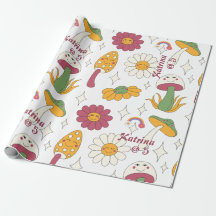 Patrón de champiñones, arcoiris y maricones colori