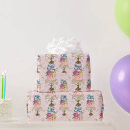 Papel De Regalo Patrón de Chica de cumpleaños