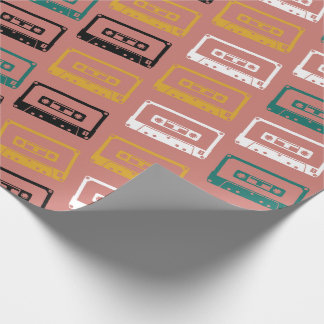 Papel De Regalo Patrón de cinta de cassette