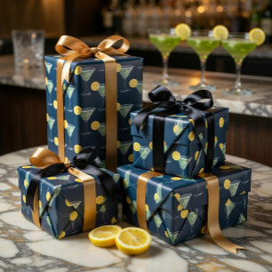 Papel De Regalo Patrón de cóctel Margarita sin costuras