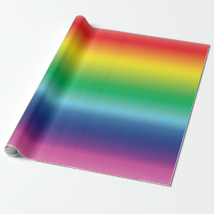 Papel De Regalo Patrón de colores oscuros de gradiente de arcoiris