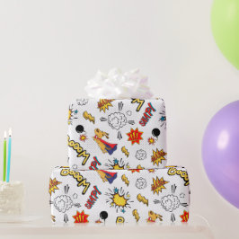 Papel De Regalo Patrón de Cómic
