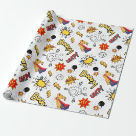 Papel De Regalo Patrón de Cómic
