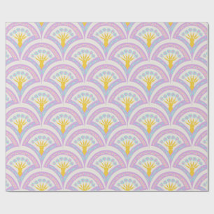 Papel De Regalo patrón de concha de colores pastel