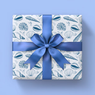 Papel De Regalo Patrón de conchas marinas