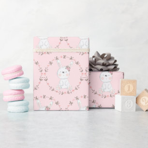 Papel De Regalo Patrón de conejito bebé Cumpleaños de bebé