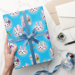Papel De Regalo Patrón de conejito de Pascua