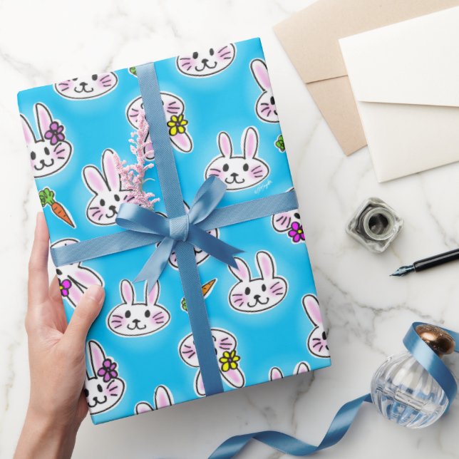 Papel De Regalo Patrón de conejito de Pascua (Regalar)