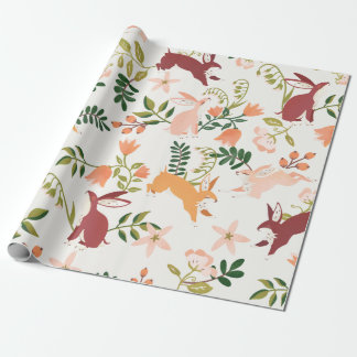 Papel De Regalo Patrón de conejo conejo conejo conejito, alegre y