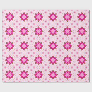 Papel De Regalo patrón de confeti de flor de pétalo