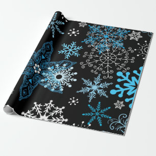 Papel De Regalo Patrón de copo de nieve