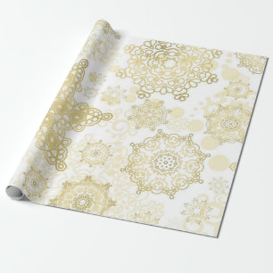 Papel De Regalo Patrón de copo de nieve