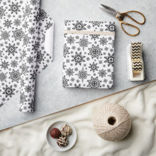 Papel De Regalo Patrón de copos de nieve