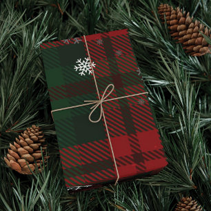 Papel De Regalo Patrón de copos de nieve para Navidades de vacacio