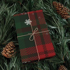 Papel De Regalo Patrón de copos de nieve para Navidades de vacacio