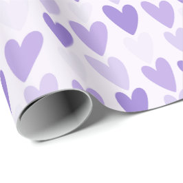 Papel De Regalo Patrón de Corazón Dibujado a Mano Juguetón