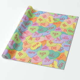 Papel De Regalo Patrón de Corazones de Dulce - SFW