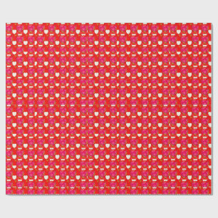 Papel De Regalo Patrón de Corazones Dulces