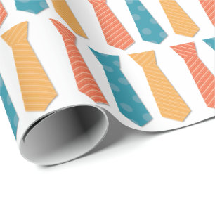 Papel De Regalo Patrón de corbata colorido