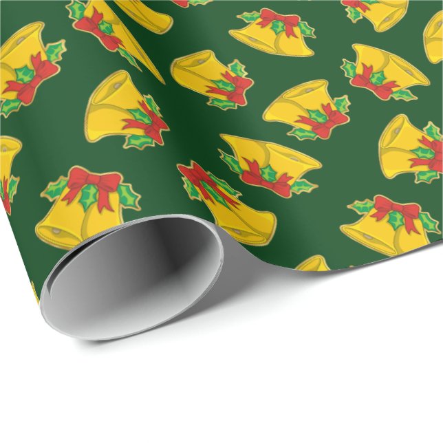 Papel De Regalo Patrón de correas de navidad (Esquina del rollo)