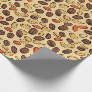 Papel De Regalo Patrón de cosecha de habas rusticas No5