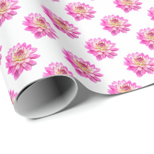 Papel De Regalo Patrón de crisantemo - Color completo