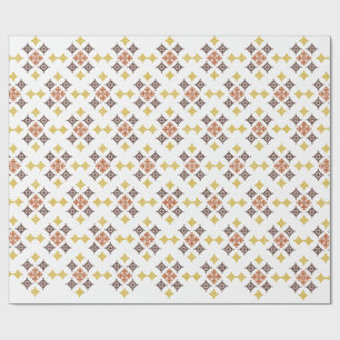 Papel De Regalo Patrón de cruz mosaico