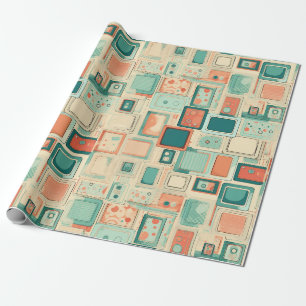 Papel De Regalo Patrón de cuadernillo vintage