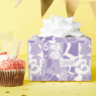 Papel De Regalo Patrón de cuadrícula Lola '96