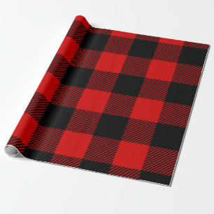 Papel De Regalo Patrón de cuadros de Búfalo