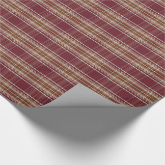 Papel De Regalo Patrón de cuadros escoceses de Navidad tradicional