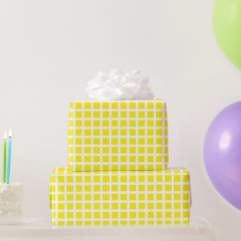 Papel De Regalo Patrón de cuadros moderno de cuadricula a cuadros 