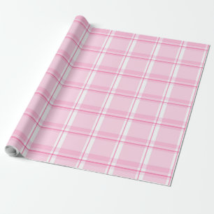 Papel De Regalo Patrón de cuadros rosados