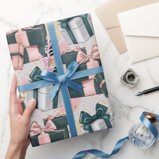 Papel De Regalo Patrón de Cumpleaños  (Regalar)
