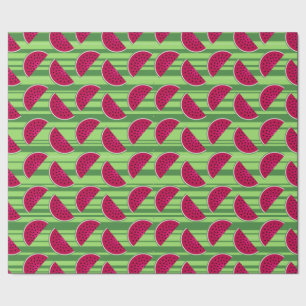 Papel De Regalo Patrón de cuñas de sandía