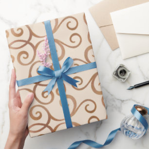 Papel De Regalo Patrón de Damasco de lujo