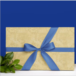 Papel De Regalo Patrón de Damasco de Oro de época
