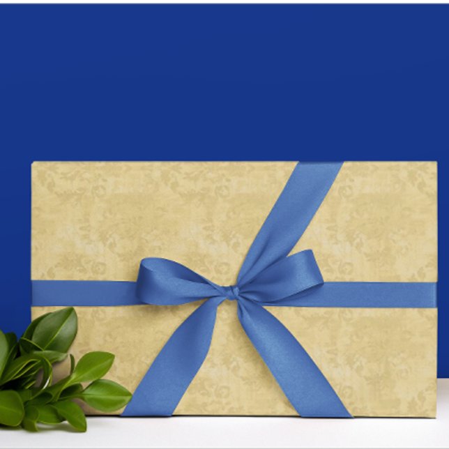 Papel De Regalo Patrón de Damasco de Oro de época (Subido por el creador)