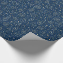 Papel De Regalo Patrón de decoración de árbol de Navidad de Reliev